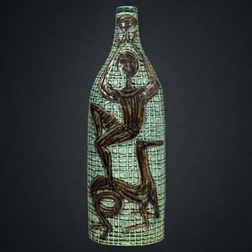 1960'S ALESSIO TASCA (Italian 1929-2020) Ceramic Bottle Vase