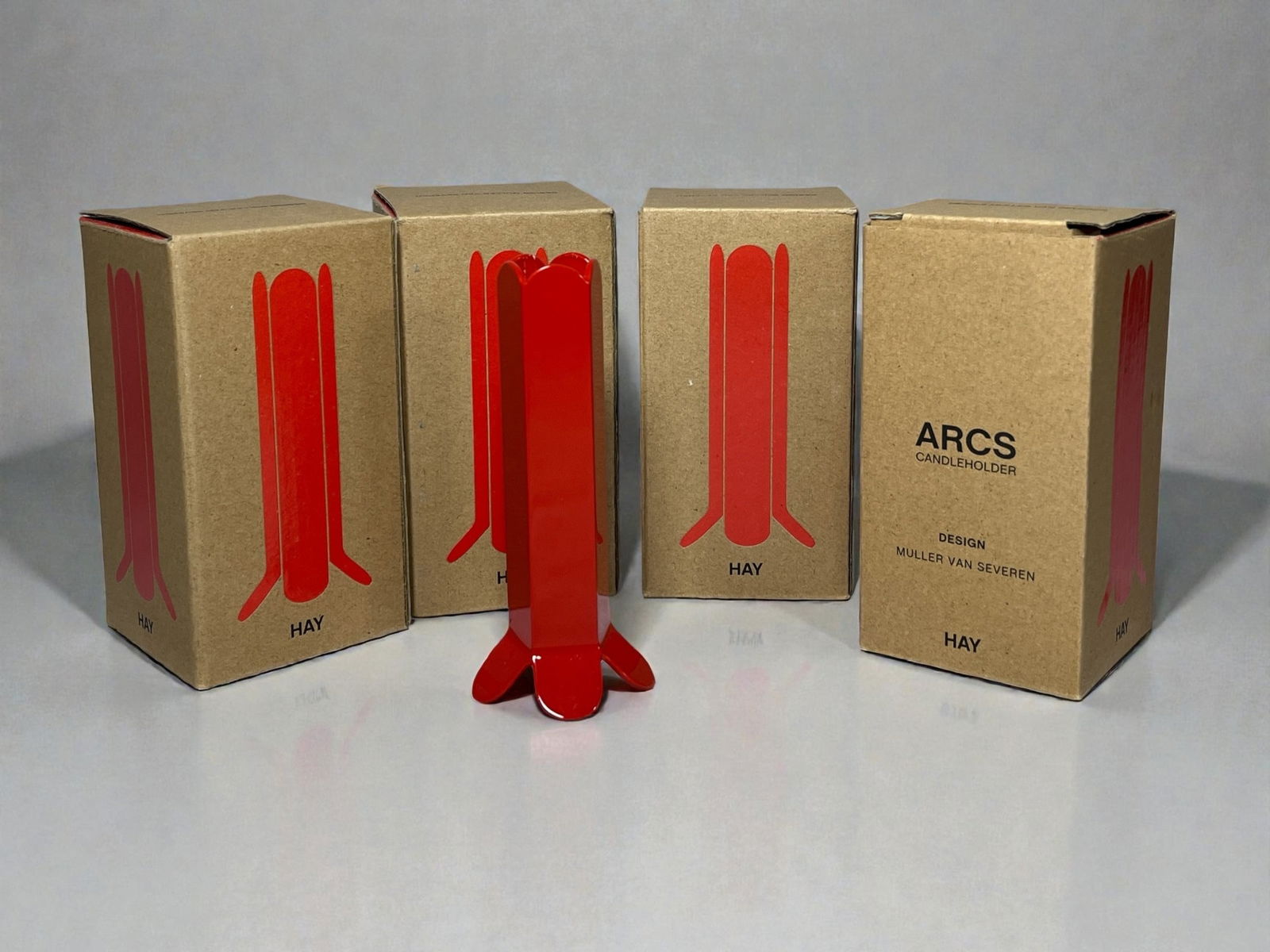 Four MULLER VAN SEVEREN for HAY "Arcs" Candle Holders (1 of 4)