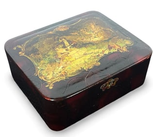 19th C. English Lacquer Box