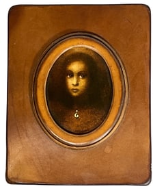 VLASTIMIL ZABRANSKY (Czech, 1936-2021) Portrait Painting of a Girl