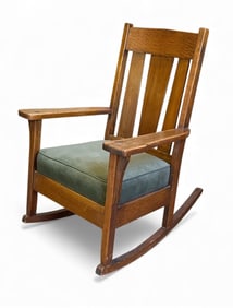 Mission Oak Arts & Crafts Rocking Chair