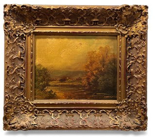 PAUL WESLEY Fall Landscape Oil Painting