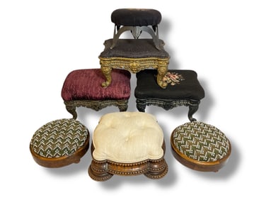 Collection 19th C Footstools