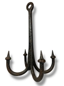 Early Forged Iron Nautical Ship Anchor