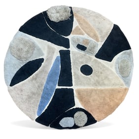 Modernist Geometric Multi- Color Area Rug