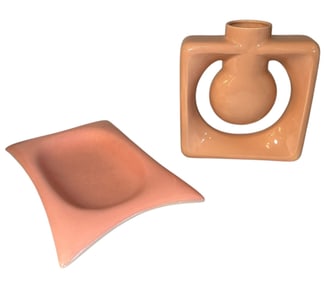 Mid-Century HAEGER And RED WING Planters