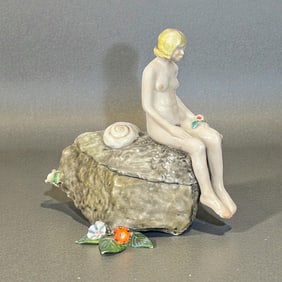 Attr. JACK EARL (American, 1934-2023) Porcelain Ceramic Nude Sculpture