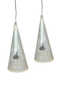 A Pair of Flos Fuchsia 1 Pendant lamps by FLOS