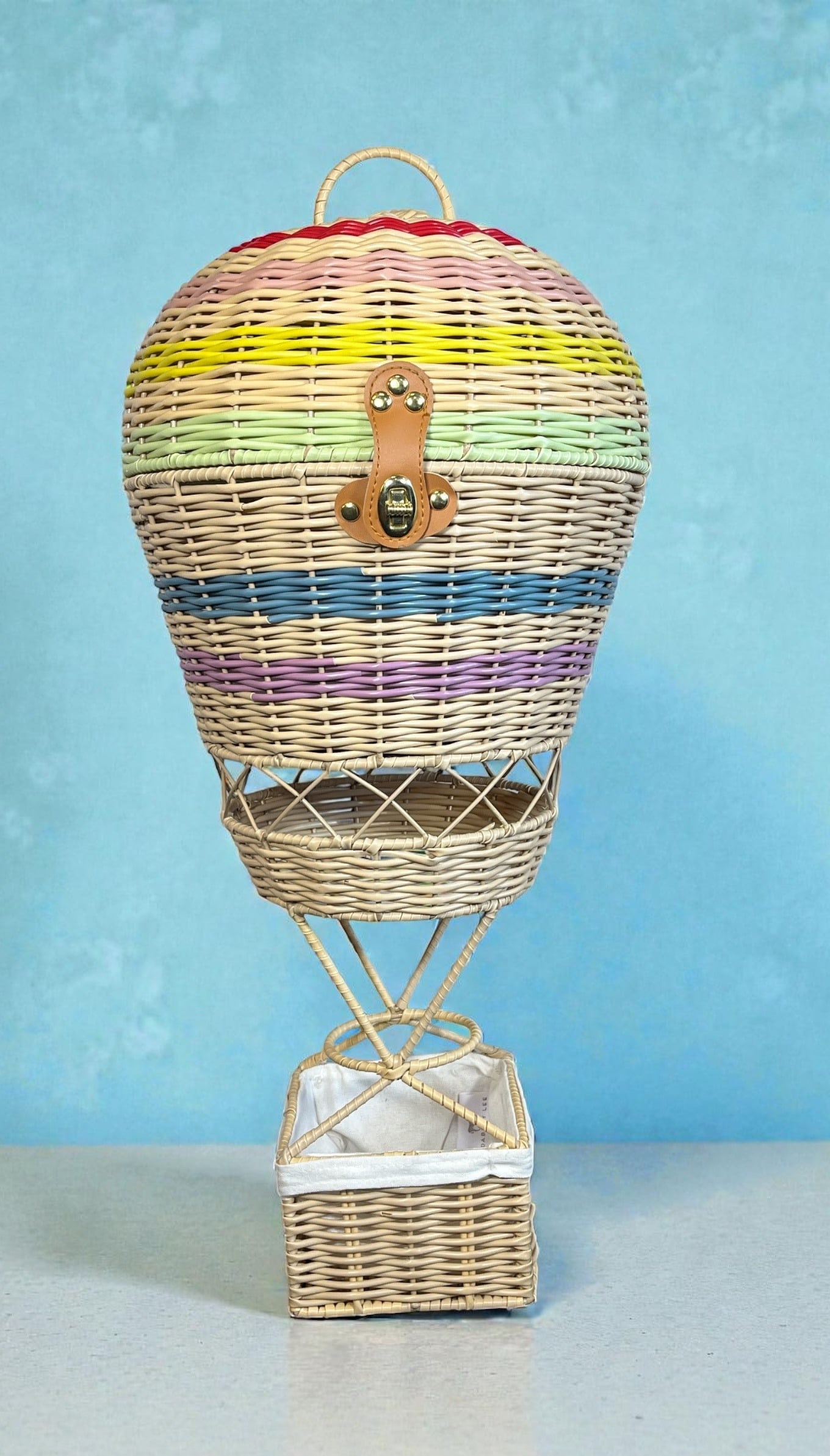 A Danish Folk Art Style Hot Air Balloon Basket (1 of 4)