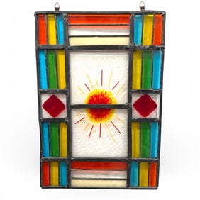 An Antique Stained Glass Window