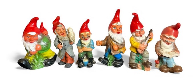 Post WWII Era German Garden Gnomes