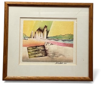 A Postmodern Watercolor Painting, 1988