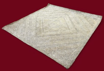 V'SOSKE Metallic Parquetry Design Area Rug