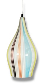 MASSIMO VIGNELLI For VENINI Cane Pendant Light Fixture