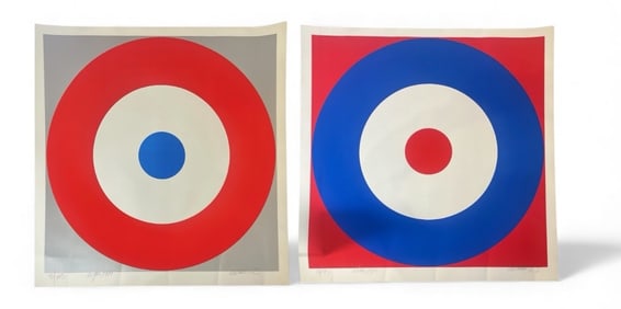 Two CHRIS SMITH (American, 20th C.) Screenprints