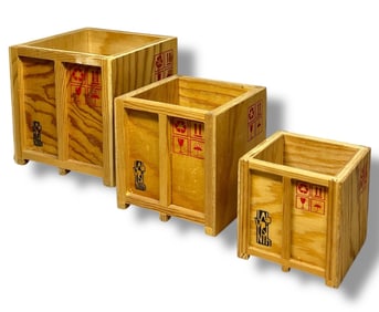 Set of 3 LABYRINTH BCN Miniature Storage Crates