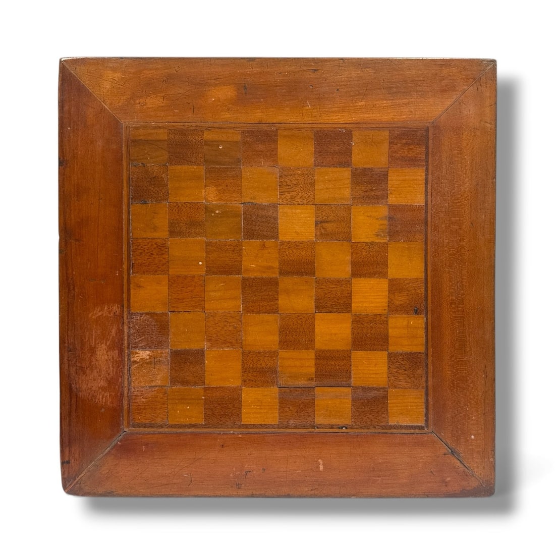 A 19th C. Primitive Wood Checker Board (1 of 3)