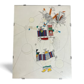 "The Buffalo Maiden" J. MICHAEL BEAR Mixed Media