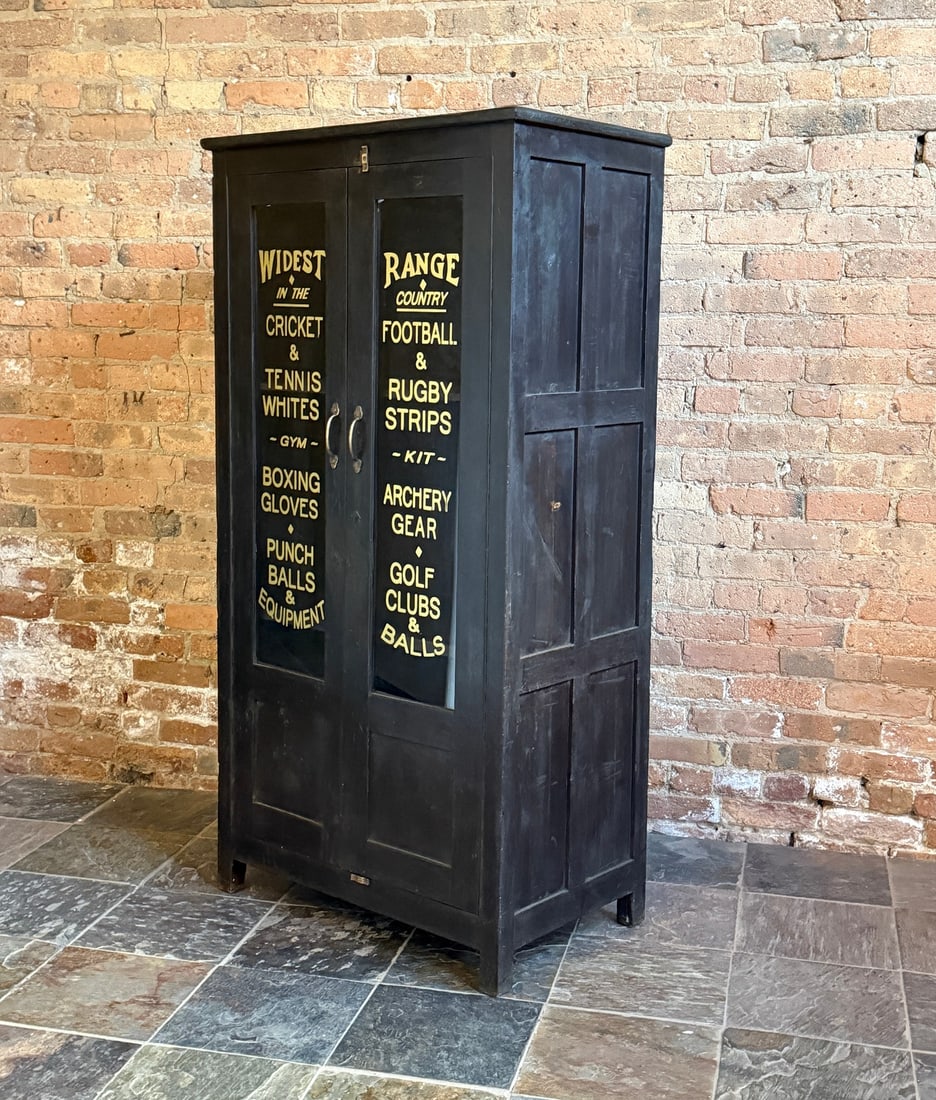 Sportsman Trophy Cabinet: 60.5" H x 31" W x 19" D. Ralph Lauren Inspired Cabinet