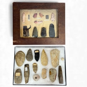 Large Collection of Indigenous and Native American Stone Tools