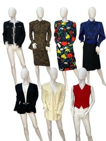 Collection 1980-90s Women's Blouses & Blazers, VICKY TIEL COUTURE, ANNE KLEIN, SAKS FIFTH AVENUE,