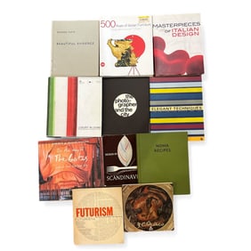 Collection of Italian, Scandinavian Coffee Table Books