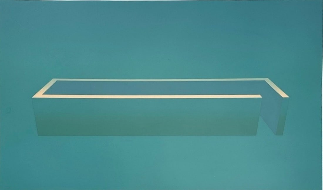 PETER LODATO (American, 1946-2025) "Long Room with Open Right Door" Screenprint (1 of 6)