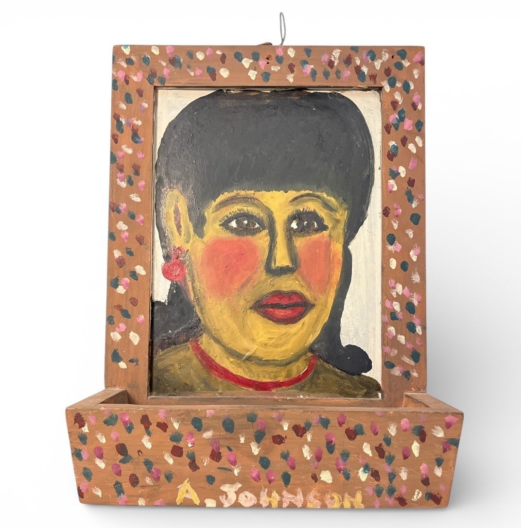 ANDERSON JOHNSON (American, 1915-1998) Folk Art Painting (1 of 4)