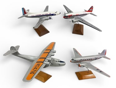 Four Vintage Model Planes, PAN AM