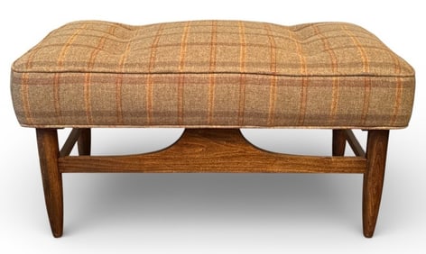 Attr. JENS RISOM (Danish-American, 1916-2016) Upholstered Bench