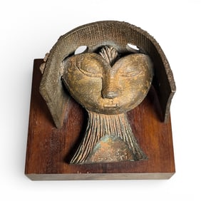 PAOLO SOLERI (1919-2013), Sculpture of a Woman