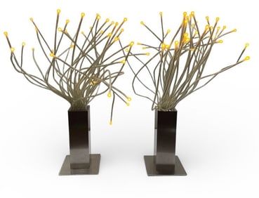 Vintage IKEA Stranne Medusa Table Lamp, Pair