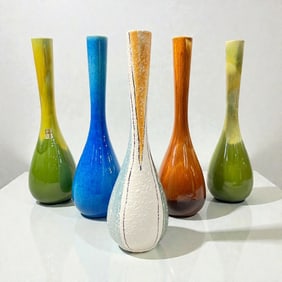 Five Mid Century ROYAL HAEGER Bud Vases