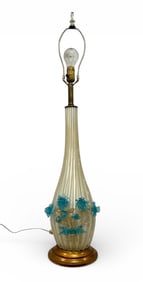 Mid Century MURANO Art Glass Table Lamp