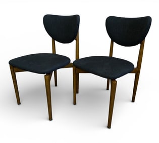 Mid Century Style Upholstered Dining Chairs
