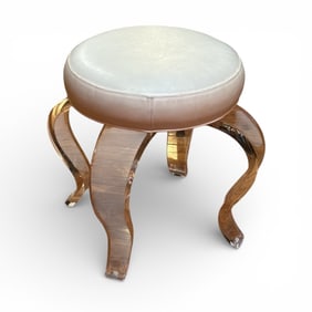 Post Modern Lucite Ottoman