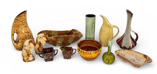 Large Collection of Mid Century Pottery