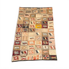 Victorian Cigar Flag Folk Art Quilt