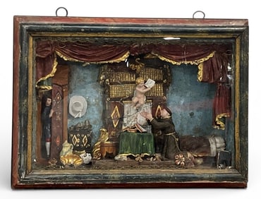 Mexican Religious Tableaux Shadowbox