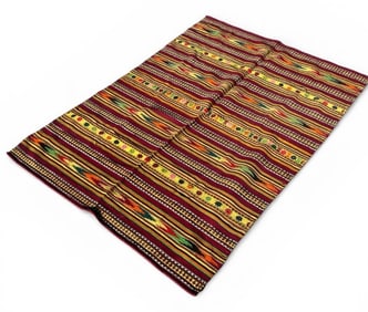 Colorful OAXACAN Hand Woven Rug