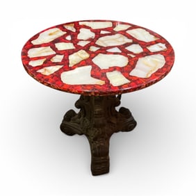 ARTURO PANI Style Agate Side Table