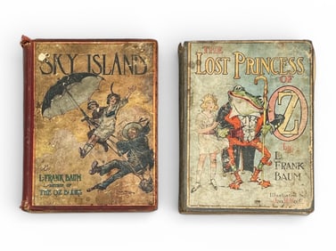 Two Early First Edition L. FRANK BAUM "Oz" Books