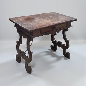 Detailed Antique Italian Fratino Table