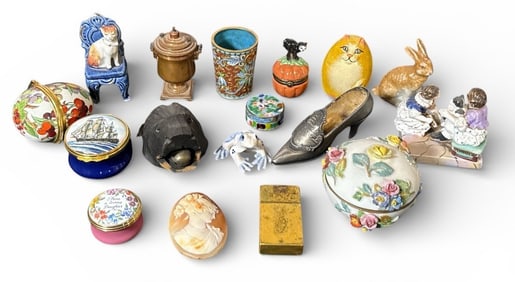 Collection Miniatures HALCYON DAYS, Cats, Cameo