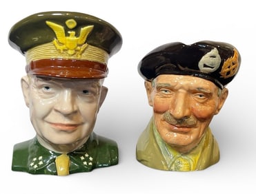 2 ROYAL DOULTON & BARRINGTON Toby Mugs