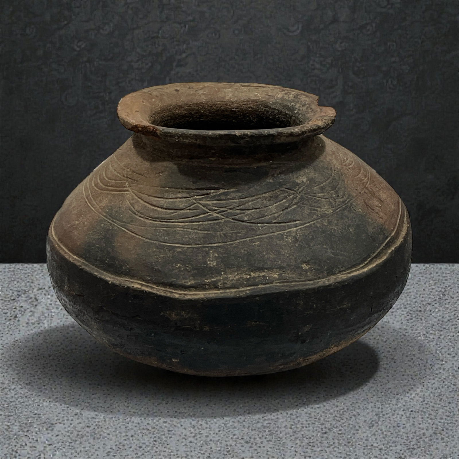 19th C. African Clay Pot / Water Vessel (1 of 5)