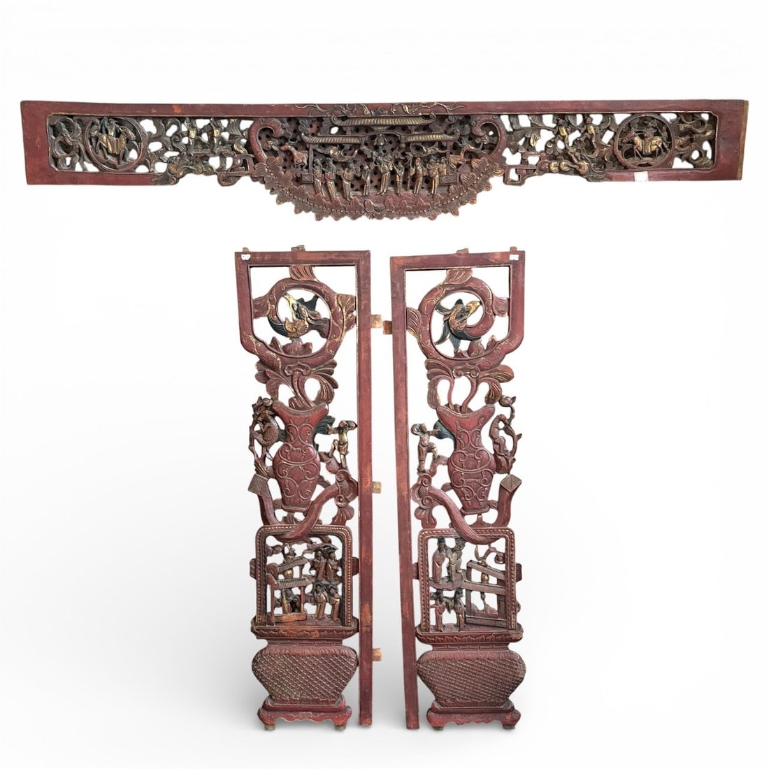 Collection of Carved Chinese Architectural Elements (1 of 5)