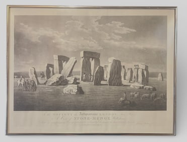 Society of Antiquarians, London, Stonehenge Exhibition Poster
