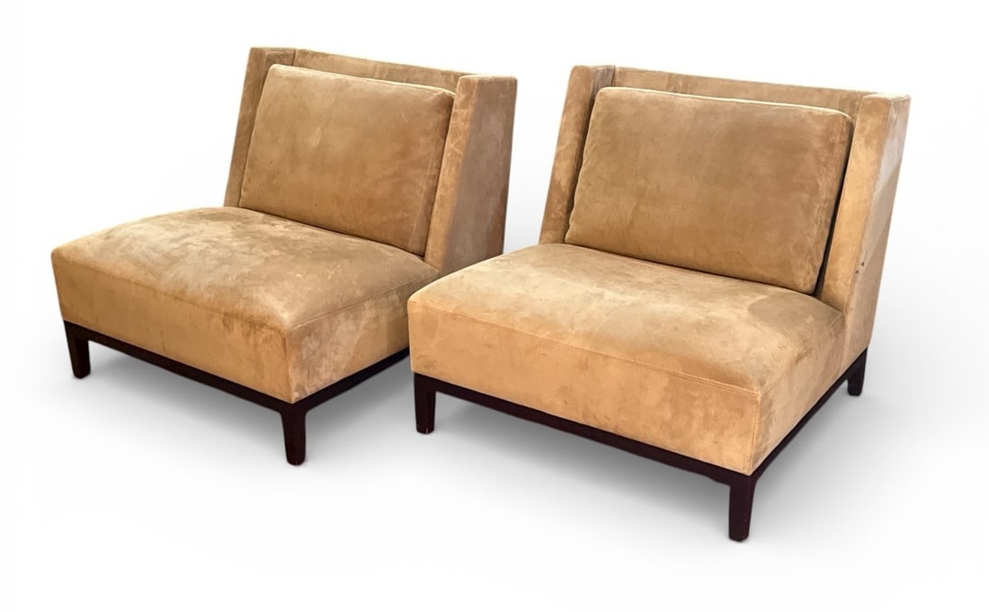 A Pair CHRISTIAN LIAIGRE "Latin" Lounge Chairs, HOLLY HUNT (1 of 7)