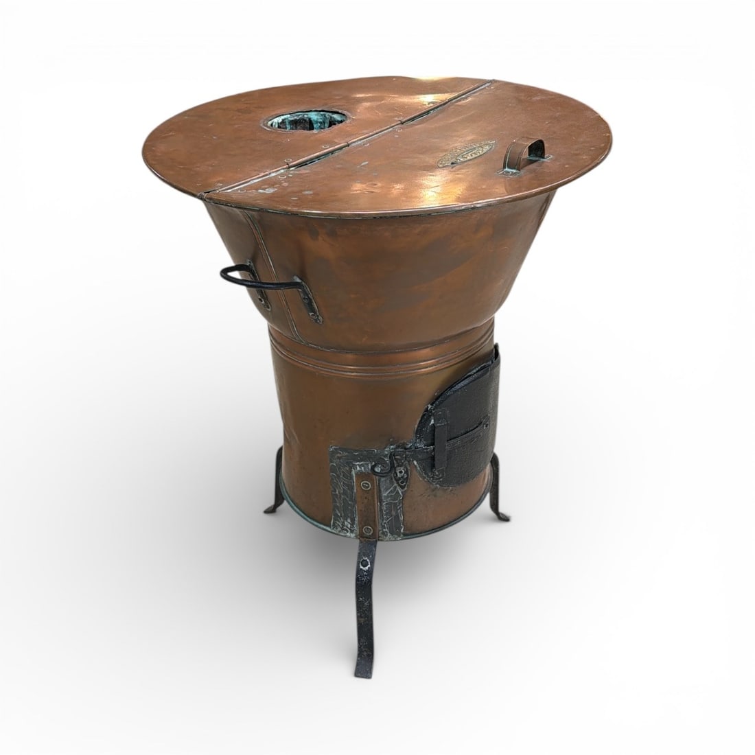 French 19th C. "Lessiveuse" Copper Washing Machine - 4